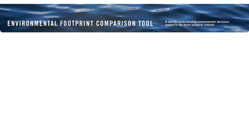 EFCT: Environmental Footprint Comparison Tool.  A tool for understanding environmental decisions related to the forest products industry.  Water.